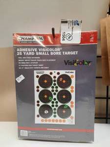lot 1504 image: Champion Adhesive VisiColor 3 Bullseye Target