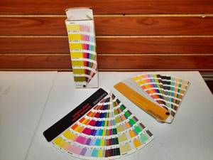 lot 1865 image: (2) Pantone Formula Guides,, solid coated and uncoated.