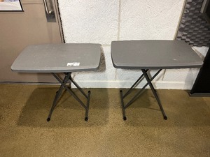 lot 1847 image: (2) Personal Folding Tables