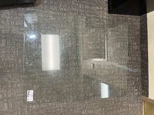 lot 1907 image: Glass Floor Mat 36 W X 46