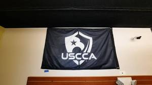 lot 1880 image: (2) Vinyl Banners and (1) Sign USCCA 60 x 36 TFX 48 x 24 Springfield 29.5 x 16.