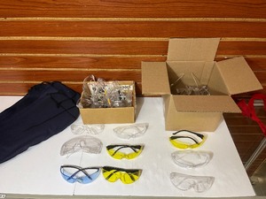 lot 1959 image: Safety Glasses Lightweight firearm bags.