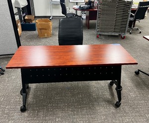 lot 148A image: (1) Training table and (1) chair