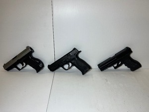 lot 1779 image: (2) Smith & Wesson M&P9, .177 Caliber BB Air pistol (1) Walther Two-Tone P99 Airsoft Spring Pistol