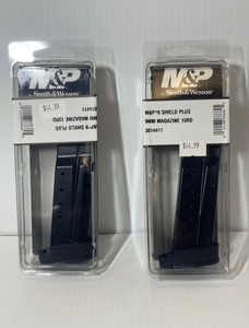 lot 440 image: (2) Firearm Magazines M&P by Smith & Wesson Magazine, 9 Shield Plus 9mm, 13 RD, 3014411