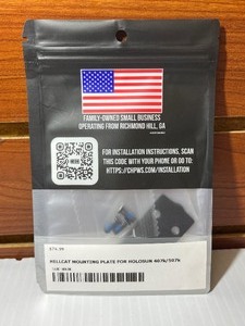 lot 1773 image: C&ampH Hellcat Mounting Plate for Holosun 407K