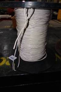 lot 30 image: Spool of White 14 Gauge Stranded Copper Wire