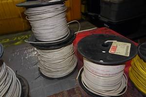 lot 36 image: Spools of Stranded Copper Wire