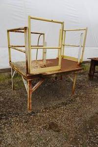 lot 80 image: Steel Platform with Stairs