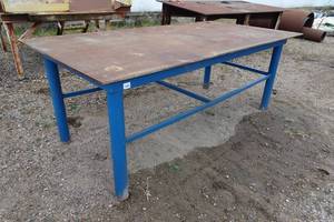 lot 78 image: Steel Welding Table
