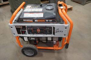lot 1 image: Generac XG8000E 8000 Watt Gas Generator