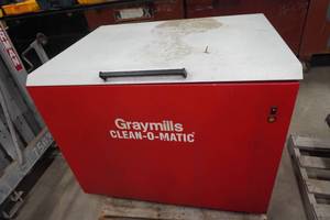 lot 8 image: Graymills Clean-O-Matic 800-A Solvent Parts Washer - 50-85 Gallon