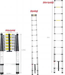 Vvoodeinck 23 Foot Telescoping Ladder