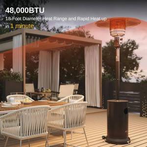 East Oak 48,000 BTU Patio Heater