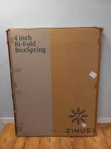 NEW ZINUS 4 INCH BI-FOLD BOX SPRING