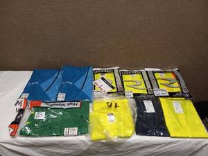 8 NEW ASSORTED HIGH VISIBILITY VEST