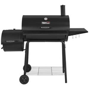 NEW Royal Gourmet Charcoal Grill with Offset Smoker and Side Shelf