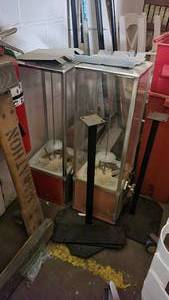 lot 12 image: 2 Candy Dispensor Machines with detached stands