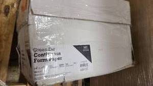 lot 71 image: Case of Green Bar Continuous Form Paper