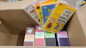 lot 85 image: Box of Peanuts and Dennis the Menace Comic Collections
