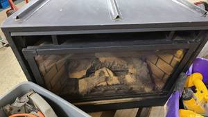 lot 91 image: Gas Electric Corner Fireplace