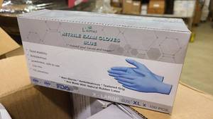 lot 149 image: Box of Lamai XL Nitrile Exam Gloves