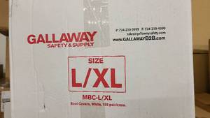 lot 279 image: LXL White Shoe Covers for safety and PPE