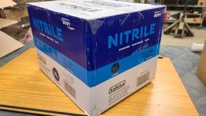 lot 145 image: New Box of Safeko Nitrile Exam Grade XL Gloves