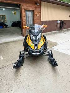 lot 2 image: 2013 Ski-Doo MXZ-X 800 ETEC snowmobile with 5200 Miles
