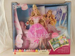 lot 16 image: NIB Nutcracker Barbie