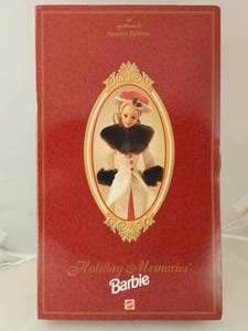 lot 23 image: NIB Holiday Memories Barbie