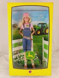 lot 44 image: NIB John Deere Barbie