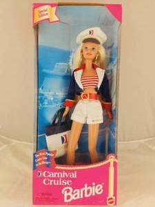 lot 51 image: NIB Carnival Cruise Barbie