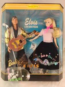 lot 61 image: NIB Elvis Barbie