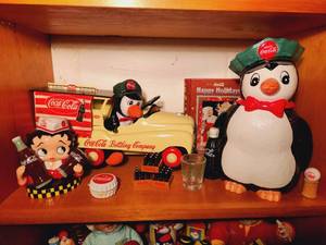 lot 136 image: Coca Cola Advertising Toys Lot