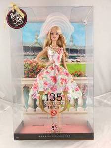 lot 183 image: NIB 50th Ann. Kentucky Derby Barbie