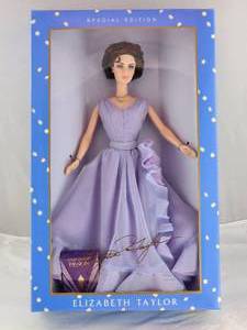 lot 186 image: NIB Elizabeth Taylor Barbie