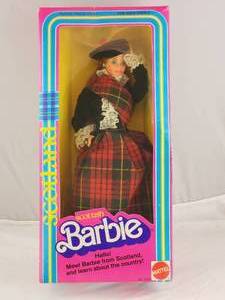 lot 190 image: NIB Scottish Barbie