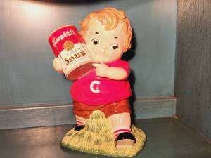 lot 252 image: Campbells Boy Cookie Jar