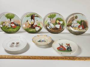 lot 349 image: 7 Vintage & Antique Plates