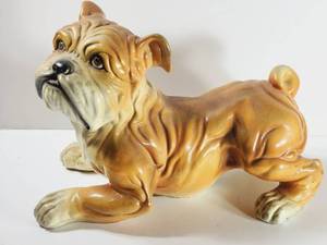 lot 380 image: Vintage Ceramic Bulldog