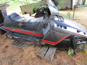 Vintage Yamaha Phazer snowmobile, P...