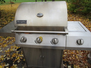 Charmington BBQ grill, rotisserie, ...