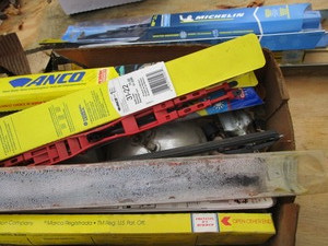 Wiper blades, head lights...