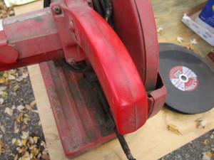 Milwaukee 14 cutoff saw & blades...