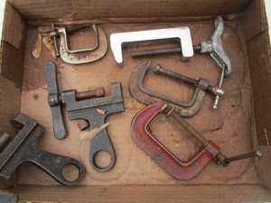 C-clamps...
