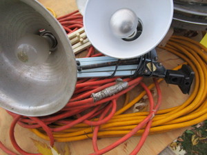 Power extension cords, clampon & wo...