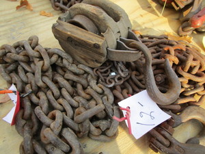 Log chain 66 and 12ft, block pul...