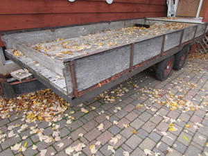 Utility trailer, 2000 homemade, VIN...