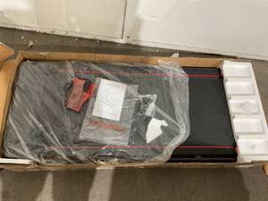 lot 115 image: Under Desk Walking Pad Treadmill 2.5hp - Black